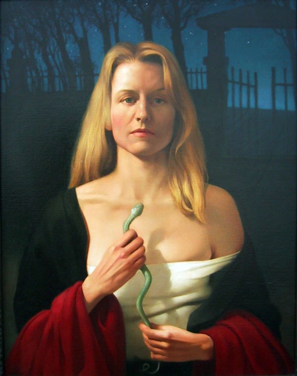 "Jacquelyn" - Oil on canvas, Jan Saether, 1994